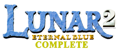 Lunar 2 Eternal Blue title screen for Sega Saturn